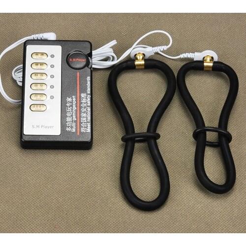 Electro Shock Massagers Sex Products Vaginal Therapy Ring Electrical Stimulate Ring Anal Massage Ring Sex Toys For Women