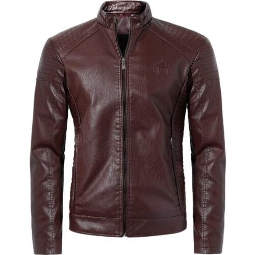 Fashion Biker Punk Windbreaker Male 6XL 5XL Motor Pu Jacket Mens 2020 Winter Motorcycle Leather Jackets Coat Men Autumn Outwear