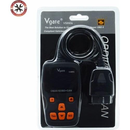 Newest Original Vgate VS890S OBD2 Scanner Engine Fault Code Reader Analyzer vs890S obd2 Car Diagnostic Scanner