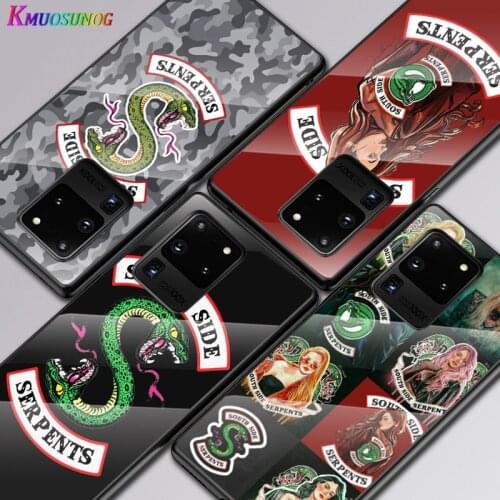 Riverdale Southside For Samsung Galaxy S20 FE S10e S10 S9 S8 Ultra Plus Lite Plus 5G Tempered Glass Cover Phone Case