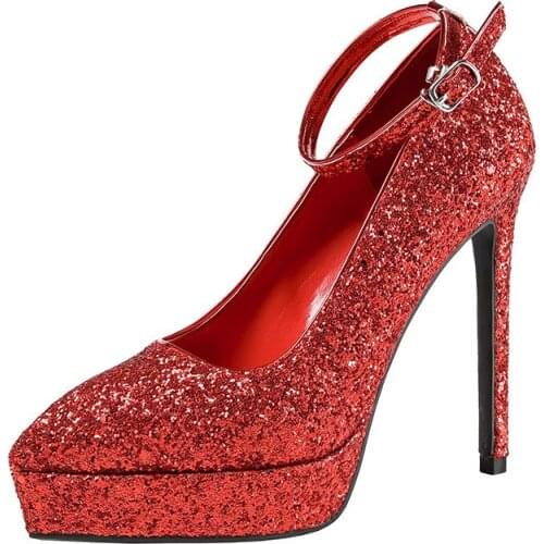 Silver wedding shoes womens 2020 new French high heels ins fairy fine heel crystal shoes net red shoes