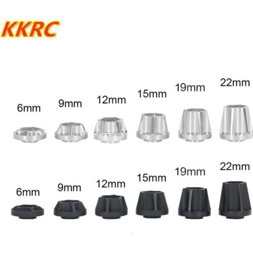 4pcs 12mm Aluminum Alloy Wheel Hex Hub for 1/10 RC Crawler 1.9 2.2 Wheel Rim Axial SCX10 Traxxas TRX4 D90