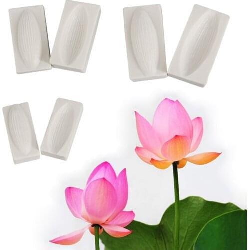 Lotus leaves Petals Silicone Mold Fondant Mould Cake Decorating Tools Chocolate, Gumpaste Mold, Sugarcraft ,Kitchen Gadgets