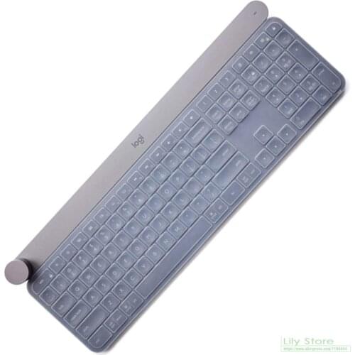 For LOGITECH MX KEYS Silicone Keyboard Protector ADVANCED ILLUMINATED KEYBOARD Cover Waterproof Ultra Thin