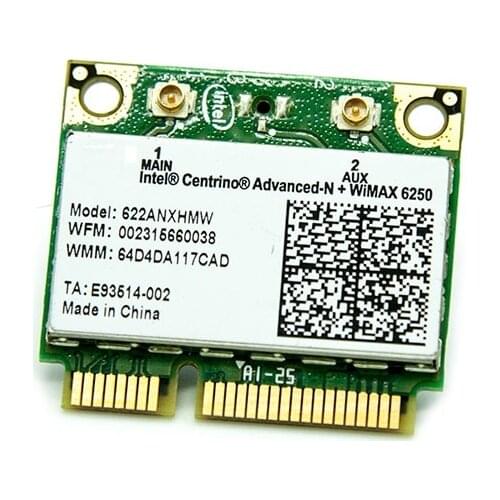 SSEA NEW for Intel Advanced-N + WiMAX 6250 AN 622ANXHMW 802.11a/b/g/n half Mini PCI-E 300Mbps for DELL Asus Toshiba ACER