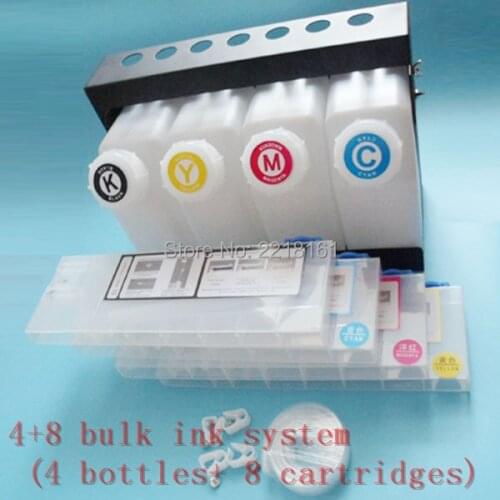 High quality bulk ink system for Mimaki JV33 JV5 printer CISS system for Mutoh Roland RA-640 RE-640 VS-300 (4 tanks+8 cartridge)