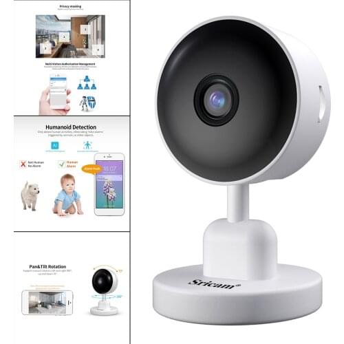 WiFi Camera 1080P Cloud IP Security Camera Wireless 2 Way Audio