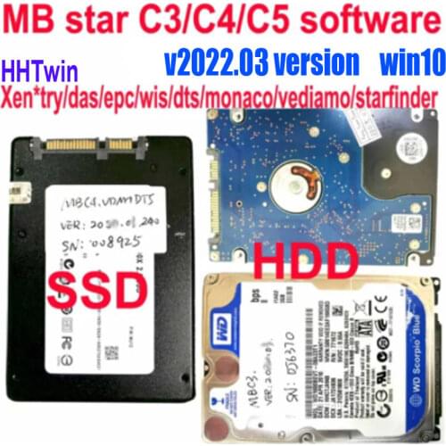 06/2021 Newest Full software for MB STAR C4/C3/C5 c6 SSD HDD Fit For Most laptop as D630/CF19/CF30/X200/T420 HHTWIN function