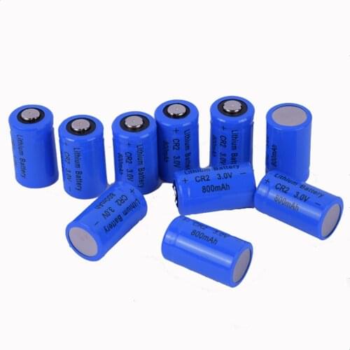 10pcs/lot SHSEJA Battery CR2 3V 800mah lithium battery for GPS security system camera medical equipment camera lithium battery