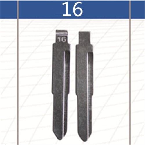 2 Pcs Uncut Replacement Car key blade for MITSUBISHI DELICA GREAT WALL SAFE ALTO JIABAO ZHONGYI ZX AUTO Key No.16 Car Key Blade