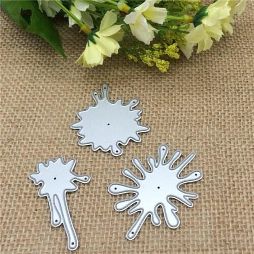 3pc graffiti painting scrawl handwriting ink album card Scrapbook album embossing stencil paper craft cutter