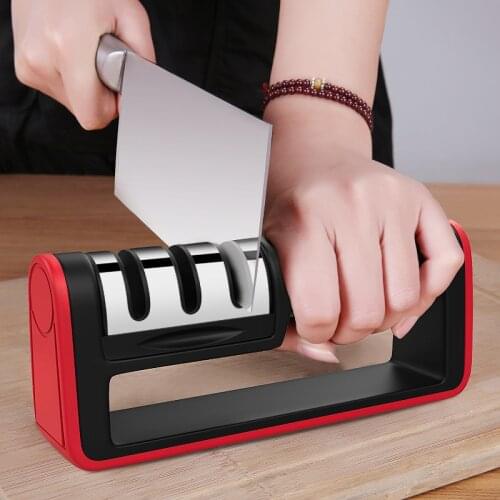Knife Sharpener 3 Stages Professional Kitchen Sharpening Stone Grinder knives Whetstone Tungsten Diamond Ceramic Sharpener Tool