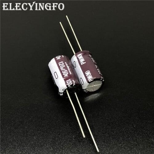 5Pcs/50Pcs 120uF 50V NICHICON PM Series 10x16mm 50V120uF Low Impedance Aluminum Electrolytic capacitor