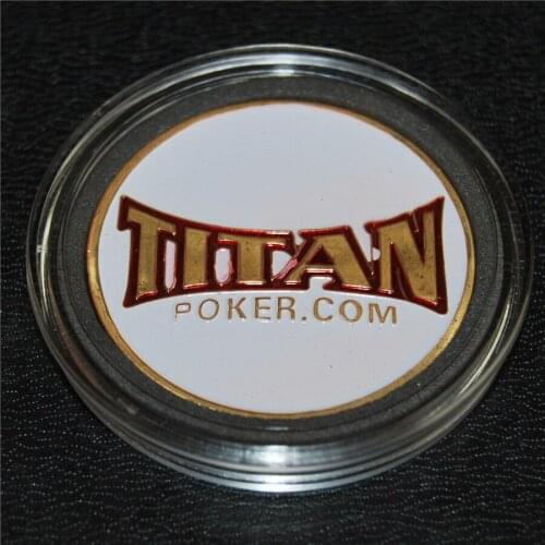 Free shipping 20pcs/lot,Titan Poker Gold Coin,Football Coin