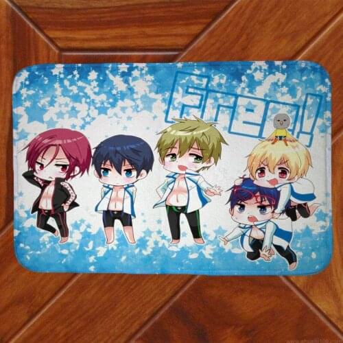FREE! IWatobi Swim Club Floor Mat Carpet Decor Bedroom Doormat Anime Manga
