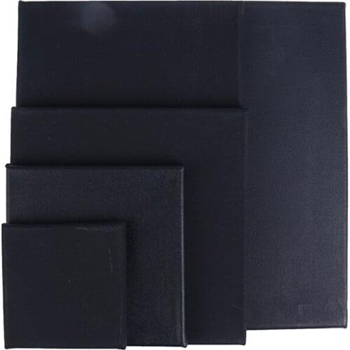 Black Blank Square Artist Canvas For Canvas Oil Painting Wooden Board Frame