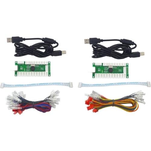 DIY Zero Delay Arcade USB Encoder PC to Joystick for Mame Jamma & Other Fighting Games High Quality and Brand New