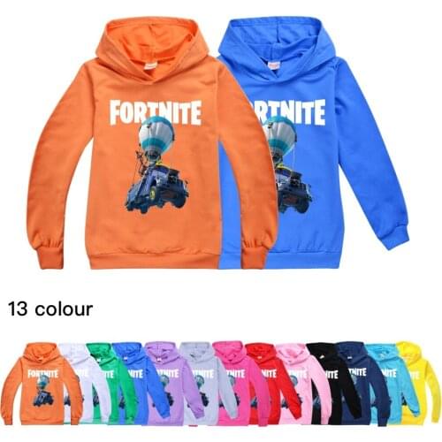 Fornite Child Garment New Boys Hoodies Airbus Graphics Harajuku Long Sleeve T Shirt Tops Clothes Spring Kids Girls Birthday Gift