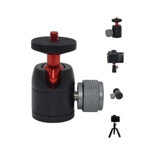 Q-29 Mini Ball Head Tripod Head of 360 Swivel DSLR DV Camera Mini Tripod Dsr Ballhead 1/4"Screw Mount Stand DSLR Mini Tripod