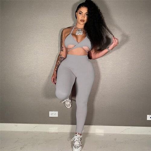 New Arrival Womens Lightweight And Comfortable Sports Two Piece Yoga Set Sexy High Waist Yoga Suit