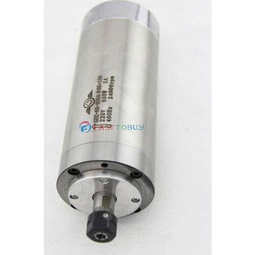 NEW 800W 0.33NM220V 5A 65*158mm ER11 6mm 24000rpm woodwork engraving GDZ65-800
