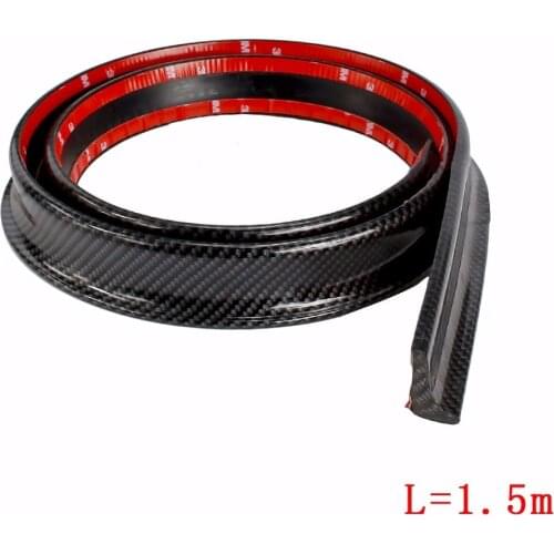New Universal 3M Style Carbon Fiber Car Rear Spoilers Carbon Spoiler length=1.5m Universal TT100867