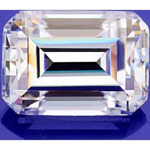 Wholesale Moissanites Price Octagon Emerald Cut 6X8mm-10X12MM DEF Color Moissanite For engagement Jewelry Rings