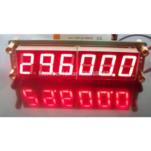 RF Signal Frequency Counter Cymometer Tester 0.1 MHz ~ 65 MHz Red free shipping