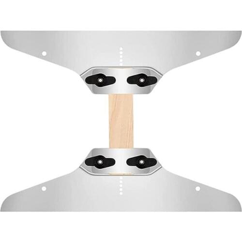 Stair Tread Template Tool with 4 Locked Knobs Adjustable Angle & Length Range from 8-14inch for Risers Partitions TUE88
