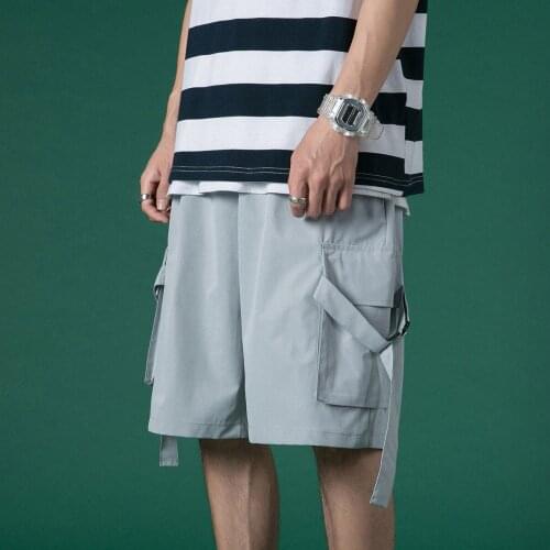 Shorts 2021 Men Summer Solid Casual Mens Shorts Loose Hip Hop Korean Shorts