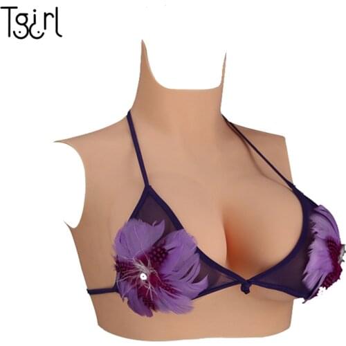 Tgirl 6th Generations No Oil Silicone Breast Plate Forms For Man Crossdresser Boobs Transgender Suit Dragqueen Cosplay