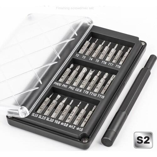 Precision Screwdriver Set Phillips Torx Star Magnetic Screwdriver Head Phone Repair Tool 24 in 1 Manual Screwdriver Set