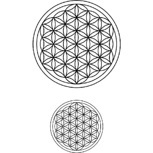 Flower Of Life Waterproof Temporary Tattoo Sticker Fake Tattoo Tatuagem Tatoo Sleeves Henna Tattoo Sticker