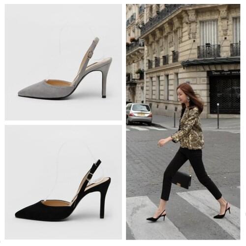 2021 New Women High Heels Summer Sexy Leopard Print Pointed Female Pumps Fashion Brand Thin Heel Buckle Ladies Shoes Plus Size