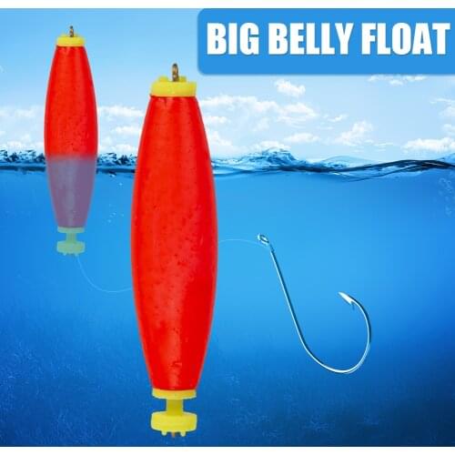 10Pcs/Set EVA Foam Big Belly Fish Floats Buoyancy Stick Fishing Drift Sea Floats Fishing Float Fishing Tool