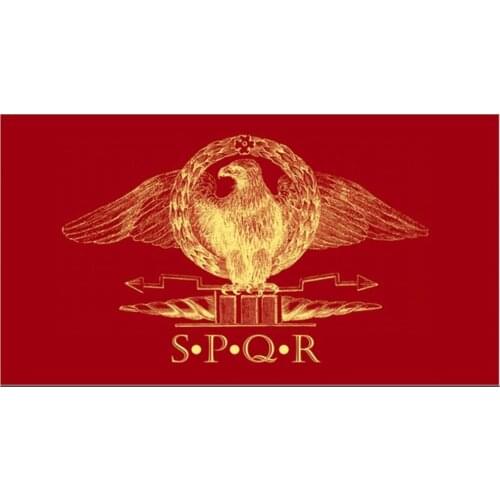2x3ft/3x5ft/4x6ft Roman Empire Senate People Of Rome Eagle SPQR Flag F3