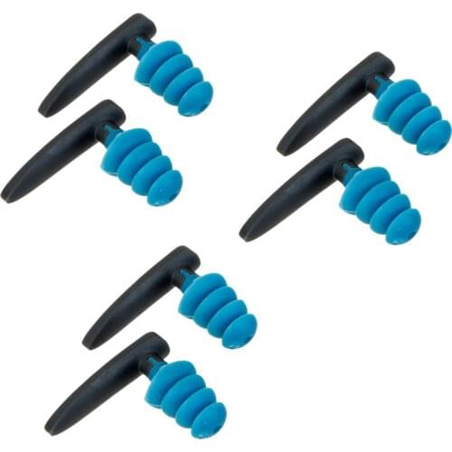3x Pair Swimming Surfing Ear Plug Earplug Water Sports Ear Protectors Blue