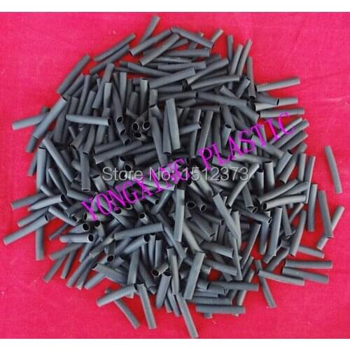 500pcs /lot 2.5mm 3cm length pvc heat shrink tube ratio 2:1 sleeving