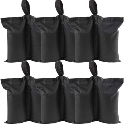 6 Pcs Canopy Tent Weights Bags Leg Weights Sand Bags for Canopy Tent Patio Umbrella Outdoor Sun Shelter Backdrops