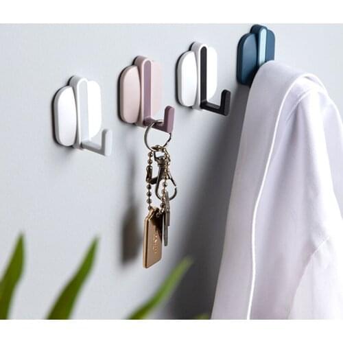 8Pcs Creative Viscose Hook Home Decoration Accessories Room Organizer Keys Holder Wall Home Hangers Clothes Hooks Wall Shelf