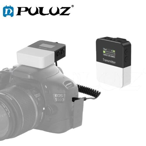 PULUZ Vlog Video Wireless Lavalier Microphone For Phone Camera Laptop Record Studio YouTube Streaming