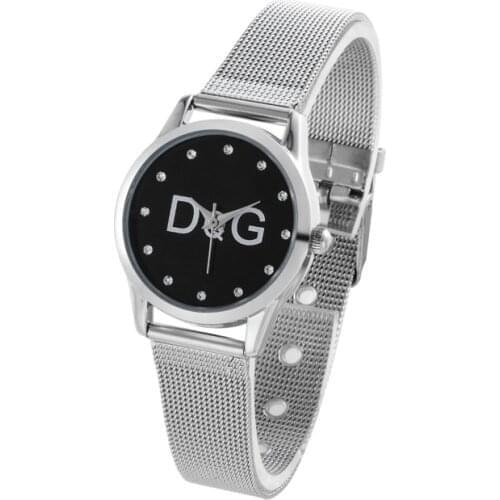 Reloj Mujer 2020 Brand Bear Women Quartz Watch Fashion Metal Mesh Stainless Watches Kobiet Zegarka Womens Crystal Dress Watch