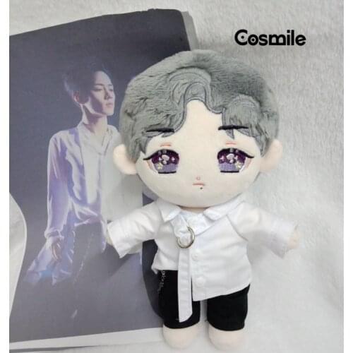 Cosmile The Untamed Idol star Xiao Zhan plush Doll Cotton with clothes Toy stuffed Creative Limited Cute cos Xmas Gift new C