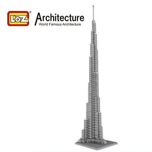 Micro blocks LOZ diamond blocks children assembled educational diy toys famous architecture building model dubai tower 9370
