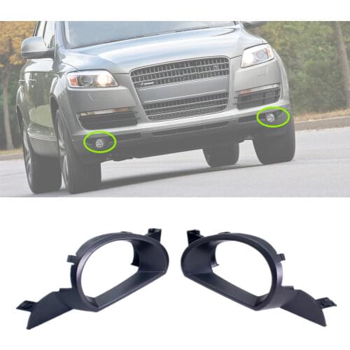 For Audi Q7 2006 2007 2008 2009 Front Bumper Fog Lamp Light Grille Cover Trim