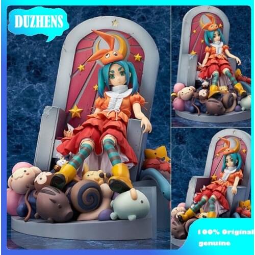 100% Original:Bakemonogatari Ononoki Yotsugi throne 18cm PVC Action Figure Anime Figure Model Toys Figure Collection Doll Gift