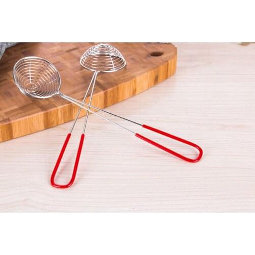 Hot Pot Strainer Ladle Kitchen Tools Mesh Stainless Steel Skimmer Food Oil