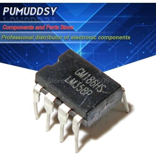 50PCS LM358 LM358N LM358P DIP8 integrated circuits