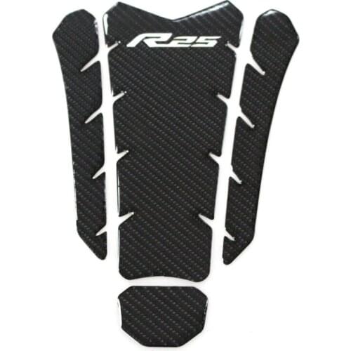 K-sharp K-CTPP-25 Carbon 3D ADESIVI Sticker Decal Emblem Protection Tank Pad Cas Cap Fit YAMAHA R25