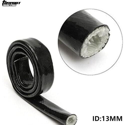 Heat AN8 Black Fire Sleeve Fire Braid Flame Shield 1/2X1M ID:13MM Fit BMW E36